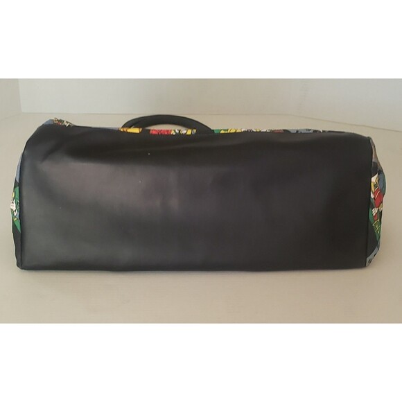 Vintage Disney Travel the Countries of the World Canvas Duffle Bag Mickey Goofy - Picture 11 of 13